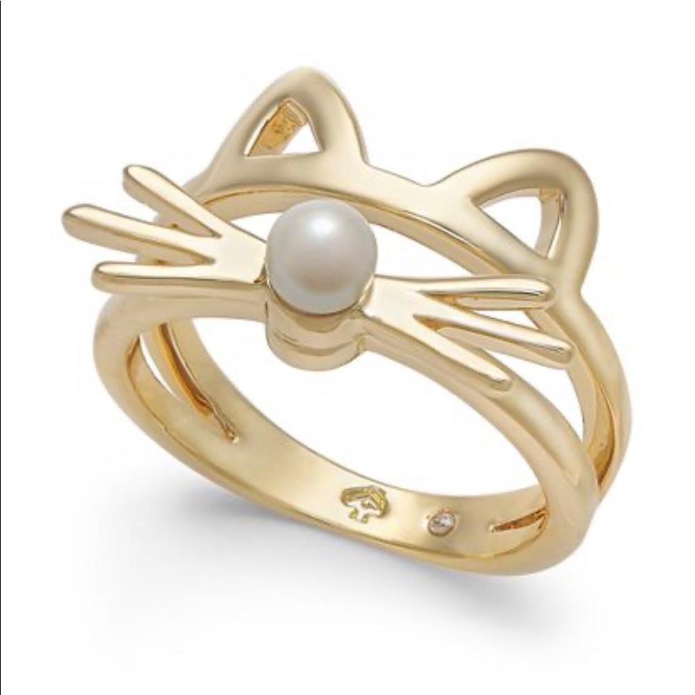 🐈 Kate Spade Out West Cat Ring Size 6